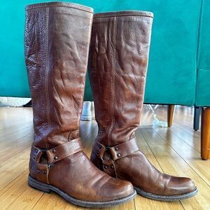 Frye Phillip Harness Boots Size 6.5